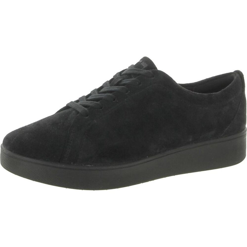 Fitflop Womens Rally Black Suede Casual and Fashion Sneakers Sneakers NWT
